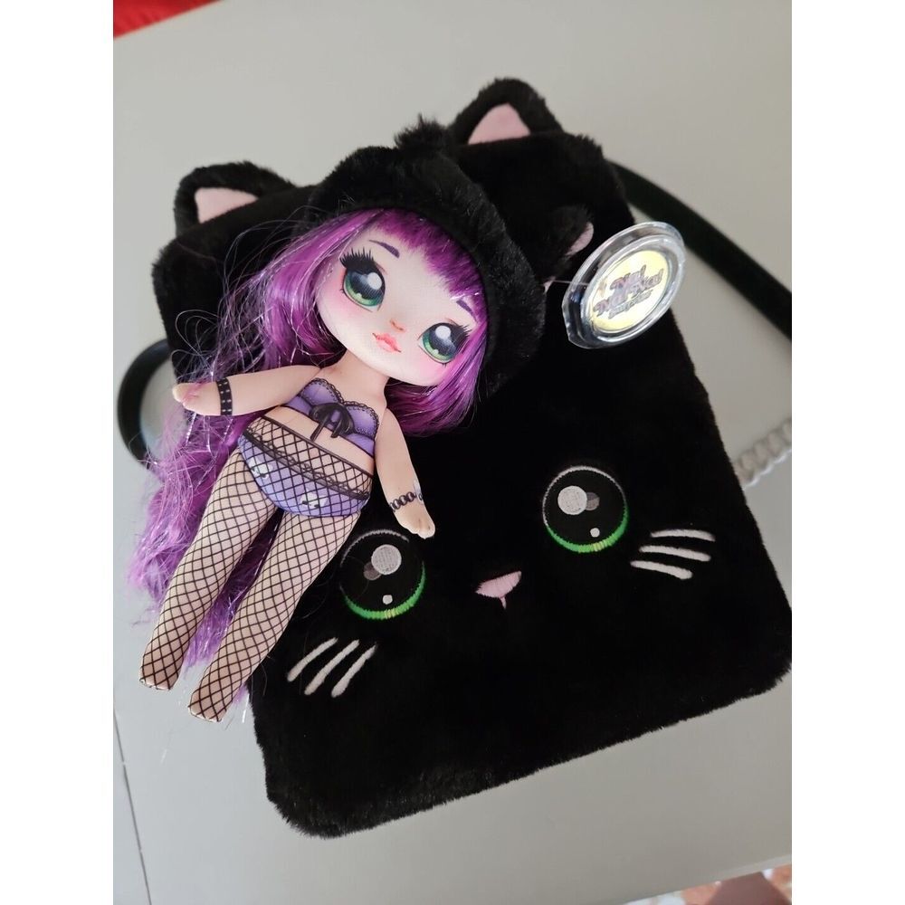 NA NA NA Surprise Doll TUESDAY MEOW 4" W/Kitten Cat Backpack‎ Fuzzy